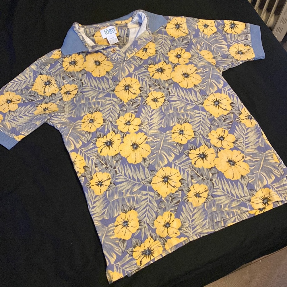 Funky Tropical Polo Tee